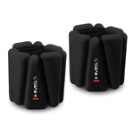 Atsvari kājām SNK01 BLACK SILICONE EXERCISE WEIGHTS FOR ANKLE AND WRIST HMS