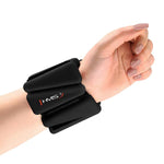 Atsvari kājām SNK01 BLACK SILICONE EXERCISE WEIGHTS FOR ANKLE AND WRIST HMS