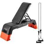 Stepa platforma AS009 PRO ADJUSTABLE AEROBIC STEP WITH BENCH FUNCTION COMMERCIAL HMS