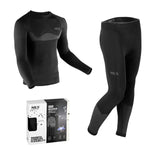 BTZ0464 TERMOAKTĪVĀ APAKŠVEĻA BLACK MEN SET L/XL MAGNUS NILS