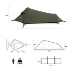 Telts NC2501 TENT ULTRA LIGHT SKYAIR 1 GREEN NILS CAMP