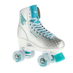 NQ14198 SILVER-TURQUOISE SIZE 35 Skrituļslidas NILS EXTREME