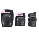 Elkoņu, ceļu un plaukstas sargi H709 SIZE M BLACK-PURPLE PROTECTORS SET NILS EXTREME