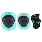 Ceļa un plaukstas sargi H210 SIZE XS BLACK-MINT PROTECTORS SET NILS EXTREME