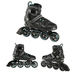 NA9157 BLACK-MINT SIZE 43 IN-LINE Skrituļslidas NILS EXTREME