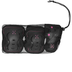Aizsargi H320 SIZE XL BLACK-PINK PROTECTORS SET NILS EXTREME