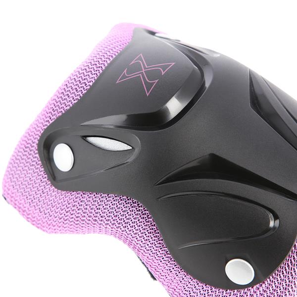Elkoņu, ceļu un plaukstas sargi H719 PURPLE SIZE M PROTECTORS SET NILS EXTREME