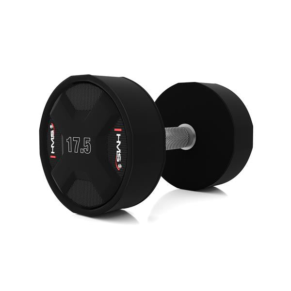 HPC 17.5 KG POLIURETĀNA HANTELE 1 gab.  CPU HMS