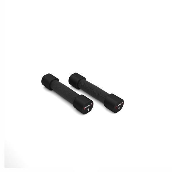 Hanteles HPT01 2 x 1 KG POLYURETHANE DUMBBELLS TPU HMS