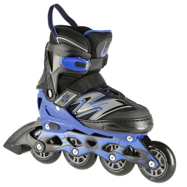 Skrituļslidas NA11010 BLACK-BLUE ROZM. S (31-34) IN-LINE SKATES NILS EXTREME