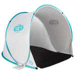 Pludmales telts NC3173 GRAY-TURQUOISE POP UP BEACH TENT NILS CAMP