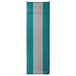 Pašpiepūšamais paklājiņš ar spilvenu NC4340 TURQUOISE-GREY SELF-INFLATING MAT NILS CAMP