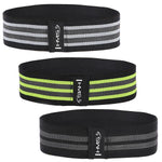 Auduma pretestības gumijas HB20 SET 3in1 HIP BAND HMS