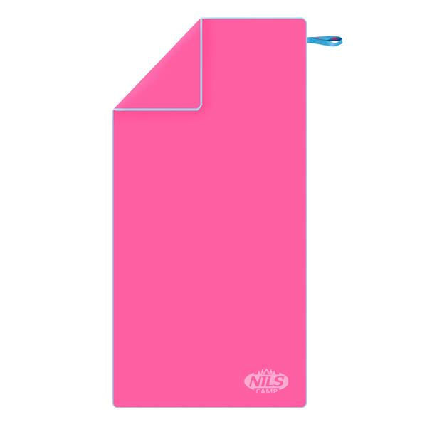 Dvielis NCR11 PINK-BLUE MICROFIBRE TOWEL 140x70 NILS CAMP