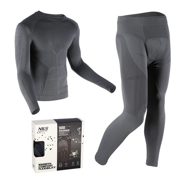 BTZ0060 TERMOAKTĪVĀ APAKŠVEĻA PELĒKS VĪRIEŠU KOMPLEKTS 2XL/3XL RAGNAR NILS