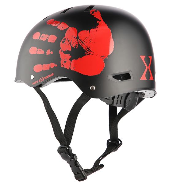 Aizsargķivere MTW03 BLACK SIZE M (55-58 cm)  HELMET NILS EXTREME