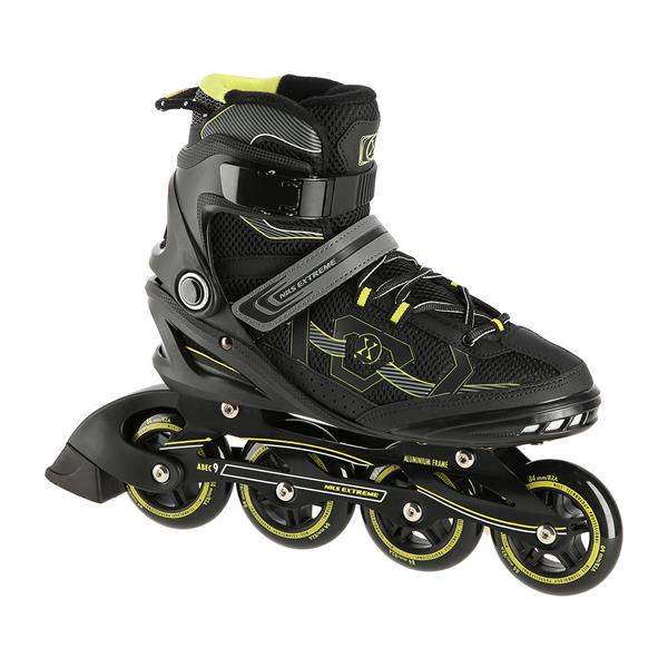 NA9157 BLACK-YELLOW SIZE 45 IN-LINE Skrituļslidas NILS EXTREME