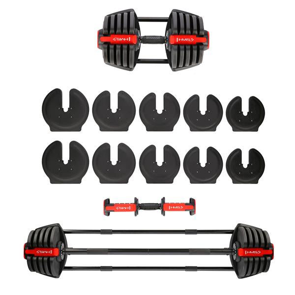 Hanteles komplekts SGR40 PRO SET 2IN1 SET DUMBBELL 40 KGS HMS