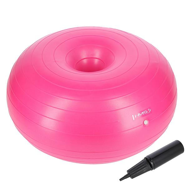 Vingrošanas bumba YD04N PINK GYMNASTIC DONUT BALL HMS