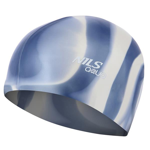 Peldēšanas cepure SILIKONA ZEBRA MI101 NILS AQUA