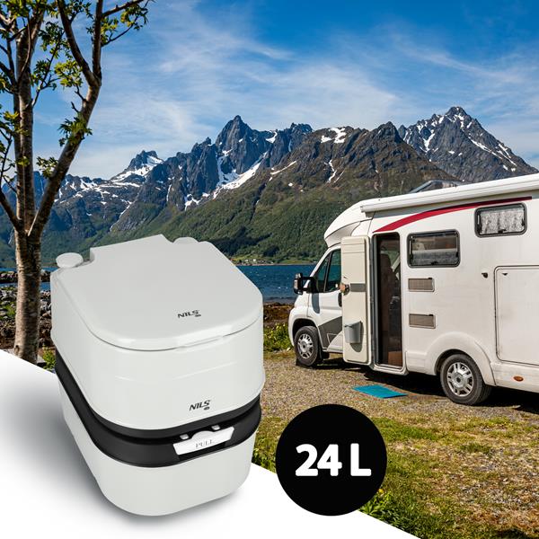 Ceļojumu tualete NC0023 PORTABLE TRAVEL TOILET 24 L NILS CAMP