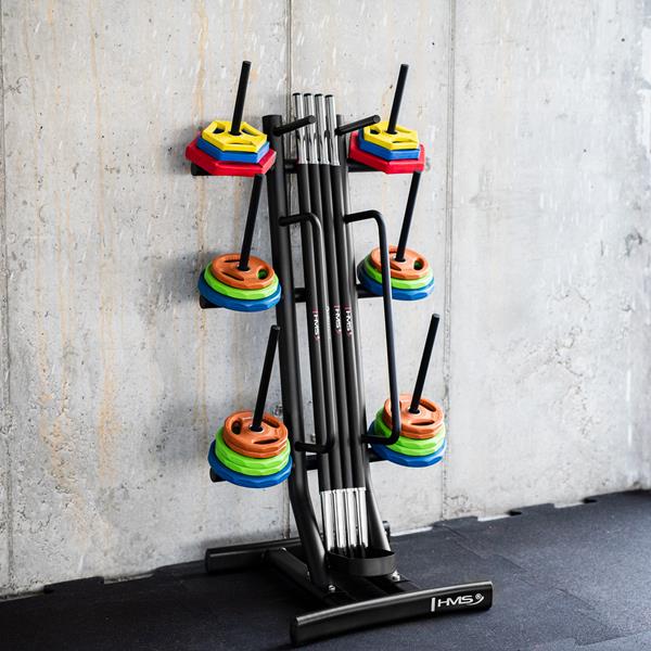 Statīvs STR40 WEIGHT AND BARBELL TRAINING PUMP RACK HMS