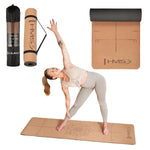 Jogas paklājiņš korķa pārklājums YM11 YOGA MAT TPE CORK HMS