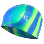 Peldēšanas cepure SILIKONA ZEBRA MI4 NILS AQUA