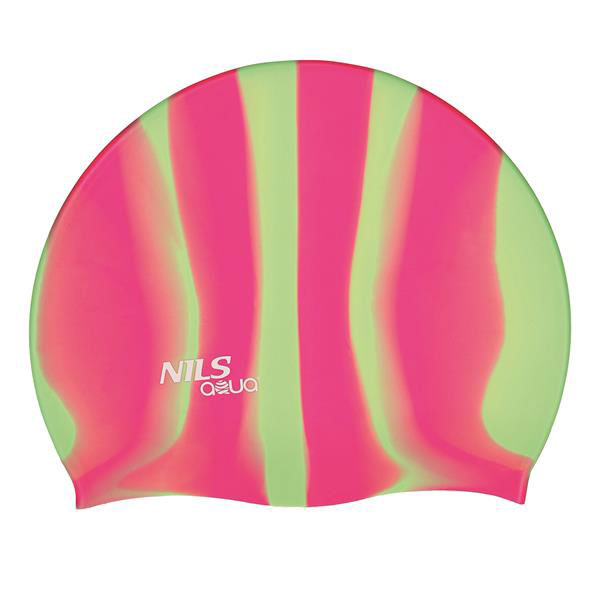 Peldēšanas cepure SILIKONA ZEBRA MI8 NILS AQUA