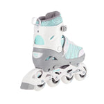 NH11912 A 2IN1 WHITE-MINT SIZE S(31-34) IN-LINE SKRITRUĻSLIDAS/HOKEJS SLIDAS