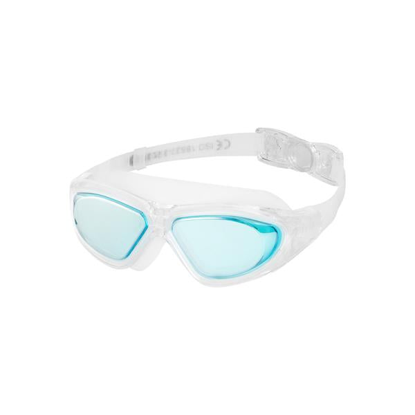 NQG280MAF BALTAS PELDĒŠANAS BRILLES/MASKA JUNIORAM NILS AQUA
