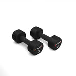 Hanteles HPT03 2 x 3 KG POLYURETHANE DUMBBELLS TPU HMS