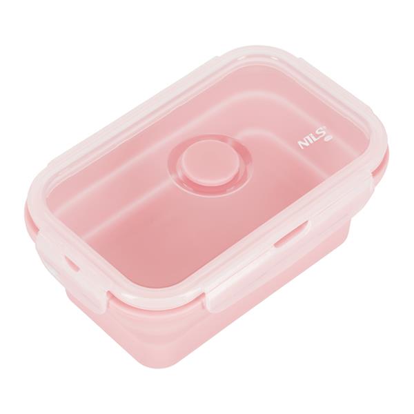 NC4105 Salokāms pusdienu kastes/trauks, rozā, 500 ml, Nils Camp