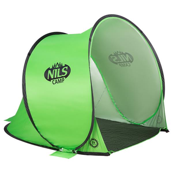 Pludmales telts NC3173 GREEN POP UP BEACH TENT NILS CAMP