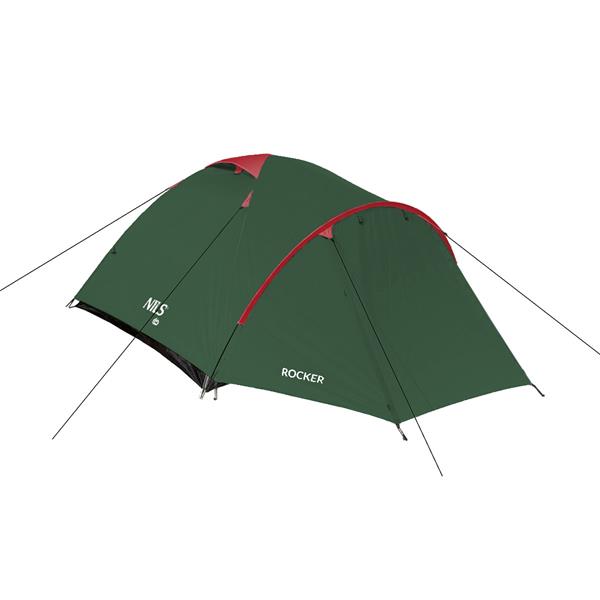 NC6013 GREEN-RED KEMPINGU TELTS ROCKER NILS CAMP