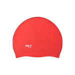 PELDCEPURE NQC SOLID COLOR RD01 RED SILICONE SWIMMING CAP NILS AQUA