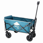 Saliekami kempinga ratiņi NC1606 FOLDING WAGON GREEN-GRAY NILS CAMP