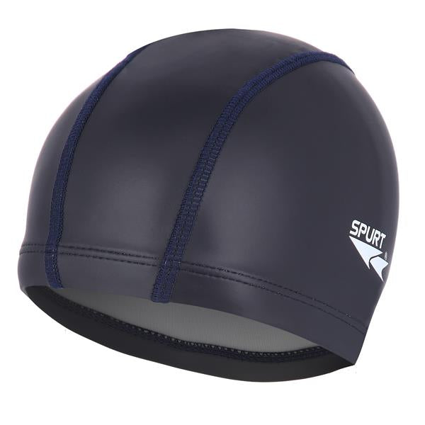 Peldēšanas cepure SILIKONS / PU SOLIDA KRĀSA NY01 DARK NAVY SPURT