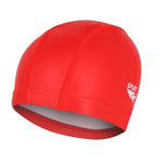 Peldēšanas cepure SILIKONA / PU SOLIDA KRĀSA RD01 SARKANA SPURT