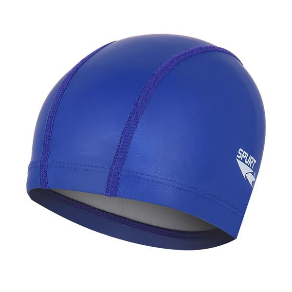 Peldēšanas cepure SILIKONA / PU SOLIDO COLOR BE01 ROYAL BLUE SPURT
