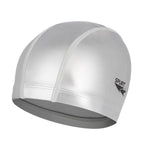 Peldēšanas cepure SILIKONA / PU SOLIDA KRĀSA SR01 SUDRABA SPURT