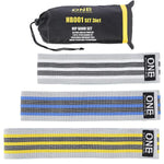 Auduma pretestības gumiju komplekts HB001 3in1 ONE FITNESS