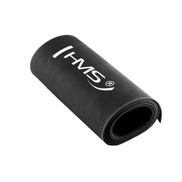 Pretestības gumija TP01 EXERCISE RUBBER HMS (black) 1800 x 150 x 1.2 mm