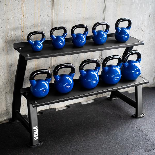 Statīvs STR39 DOUBLE LEVEL KETTLEBELL RACK HMS