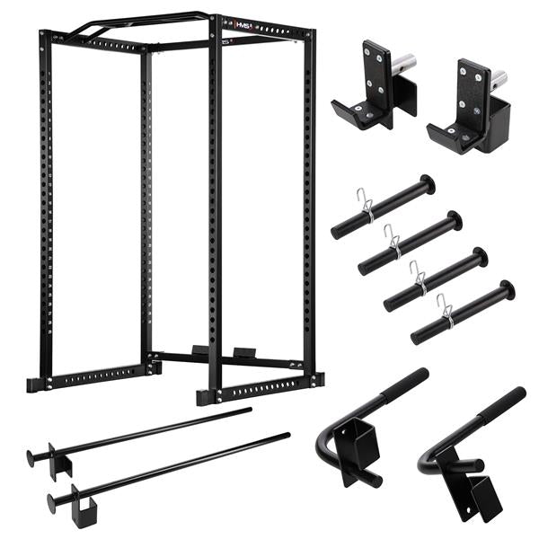 Svarcelšanas statīvs ar piederumiem KLT3111 POWER RACK WITH ACCESSORIES HMS