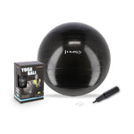 Vingrošanas bumba YB01N 55CM BLACK GYM BALL HMS