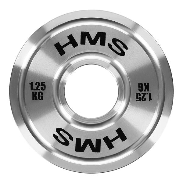 TOS12 Kalibrēts metāls Olimpiskais svaru disks 1.25 KG HMS