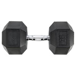 Hantele HEX PRO BLACK 35 KG DUMBBELL HMS ( 1gab.)