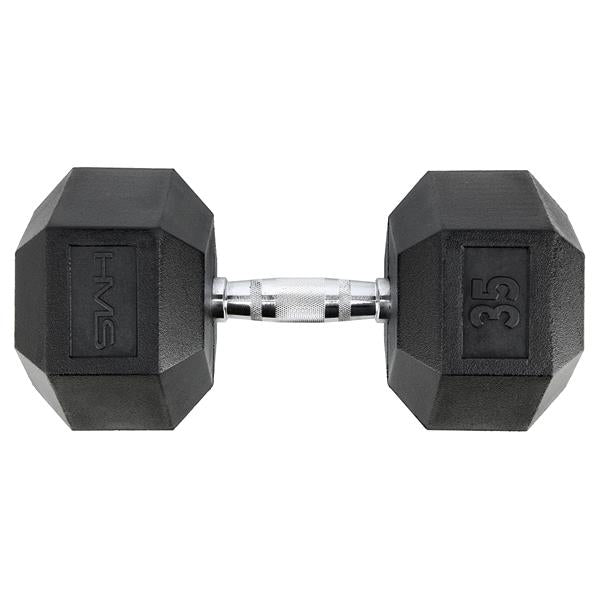 Hantele HEX PRO BLACK 35 KG DUMBBELL HMS ( 1gab.)
