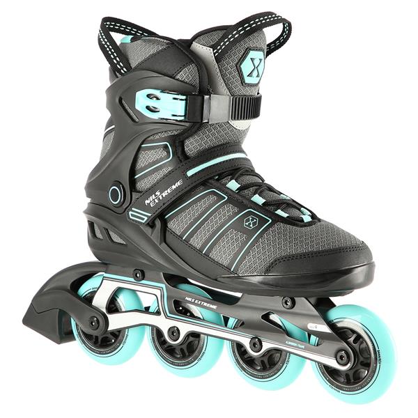 Skrituļslidas NA14217 BLACK-MINT SIZE 43 IN-LINE SKATES NILS EXTREME